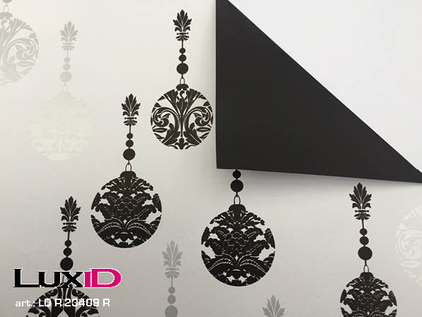 Wrapping paper duo white-black 50cm x 100m